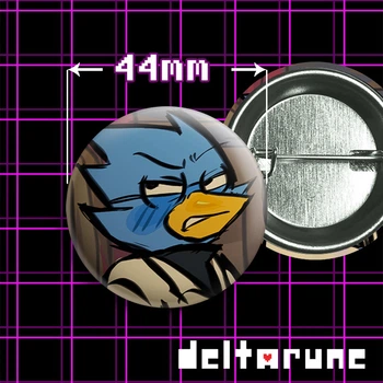 Значок Бёрдли из игры Deltarune / Дельтарун. №46. 44мм