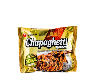 Локшина швидкого приготування Nong Shim з чорним соєвим соусом "Чачжан" Chapaghetti 140 г