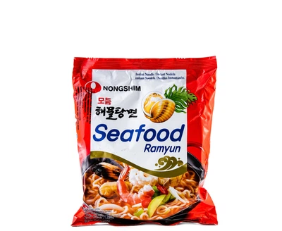 Лапша Рамен быстрого приготовления с морепродуктами Nong Shim Seafood Ramyun 125 г