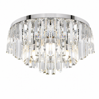 Люстра потолочная PIONA D400 E14 хром LIGHT SET