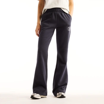 Женские темно-синие спортивные брюки New Balance Reimagined Fleece 40 (L) (WB62N4SYDNT)