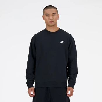 Мужской черный свитшот New Balance Sport Essentials Fleece 46 (S) (MT41510BK)