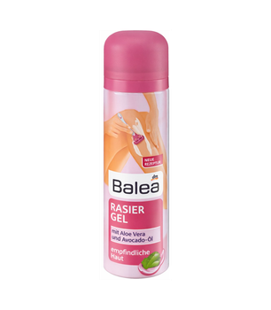 Гель для бритья Balea RasierGel mit Aloe Vera для чувствительной кожи с алоэ вера и маслом авокадо, 150 мл. (4010355217653)
