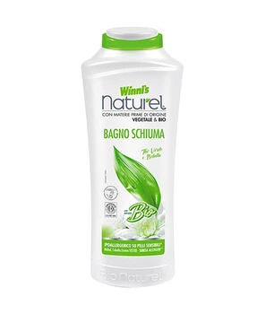 Экологическая гипоаллергенная пена для ванны Winni’s Naturel Bagno Schauma с экстрактом зеленого чая растительной формулой и для чувствительной кожи 500 мл (8002295084200)