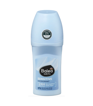 Дезодорант шариковый Balea Men Sensitive Deodorant 24h для чувствительной кожи, 50 мл. (4066447750652)