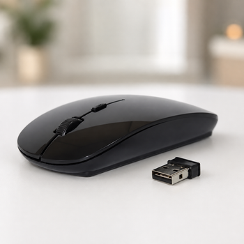 Мышка MOUSE G 132 (AR 4702) / Оптическая мышь для ноутбука и компьютера / Беспроводная ультратонкая мышка