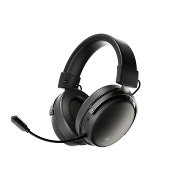 Геймерська бездротова (Bluetooth + 2,4G) HI-Fi гарнітура ATK Neptune N9 Pro, 3D, 1500 mAh Black/ЧОРНІ (N9PB)