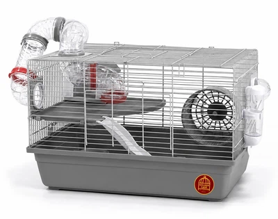 Клітка для малих гризунів Золота клітка H4701B з модульным лабиринтом, серая