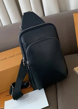 Чоловіча нагрудна сумка LV020 Louis Vuitton Avenue M30863 чорна