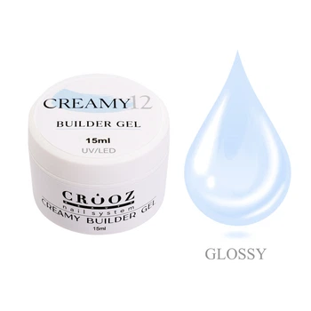 Гель для наращивания и укрепления ногтей Crooz Creamy Builder gel №12