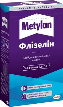 Клей для шпалерів Metylan Flizelin 250 г (Метилан флізелін)