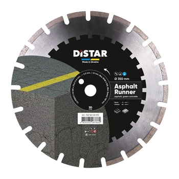 Круг алмазний відрізний DiStar 350*3,5/2,5x10x25,4-11,5-21 HIT 1A1RSS/C1 Asphalt Runner (10216025072)