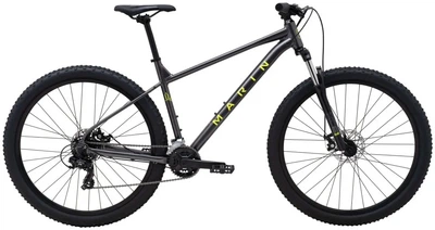 Велосипед 27,5" Marin BOLINAS RIDGE 1 рама - M Charcoal Yellow B6 (SKE-41-34)