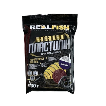 Пластилін RealFish для риболовлі 500г Слива,65570
