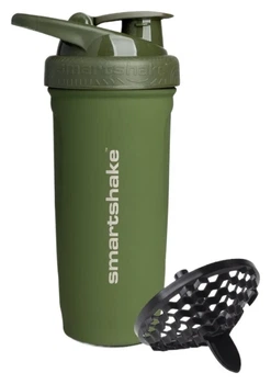 Шейкер спортивний SmartShake металевий Reforce Stainless Steel 30oz/900ml Army Green (PP_11153001)