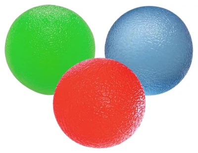 Набір силіконових еспандерів-м'яч (тренажер для кисті) PowerPlay PP-4339 Grip Ball Set (набір 3 шт.) (PP_PP_4339)