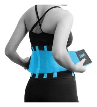 Пояс компрессійний MadMax MFA-277 Slimming belt Black/turquoise M (Black/turquoise M)