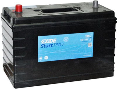 Автомобильный аккумулятор Exide Start Pro 6СТ-110 110 Ач Двухсторонняя полярность Euro 950 А (EG110B)