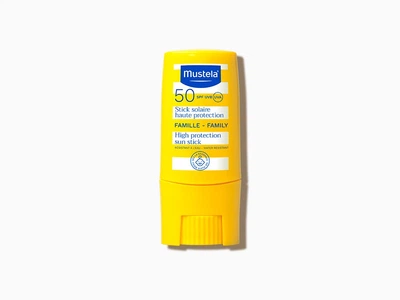 Детский солнцезащитный стик Mustela Stick Solaire SPF50 для деликатных зон с рождения 9 мл