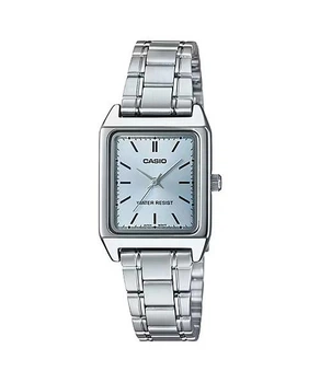 Женские часы Casio LTP-V007D-2E голубые 30 м