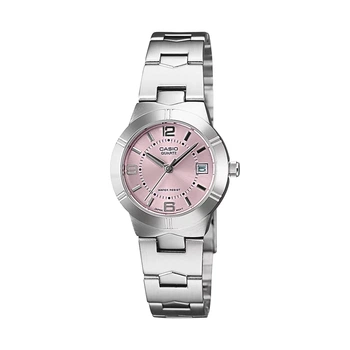 Женские часы Casio LTP-1241D-4A розовые 30 м