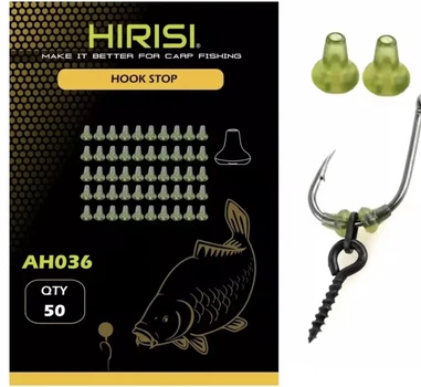 Стопорки на гачок зелені Hirisi АН036 50шт