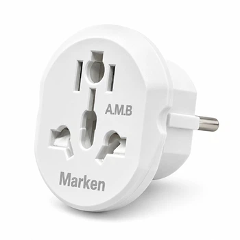Универсальный сетевой переходник Marken, белый