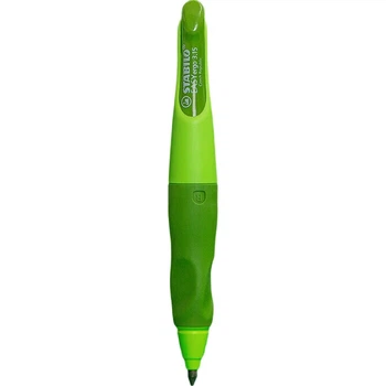 Автоматический детский карандаш STABILO Chunky Pencil, немецкий, эргономичный дизайн, корректирует хват, диаметр 3,15 дюйма, розовый (в комплекте точилка для карандашей).