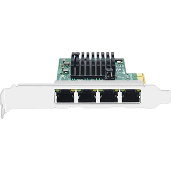 Мережева карта EB-LINK PCIe гігабітна на 4 порти для сервера