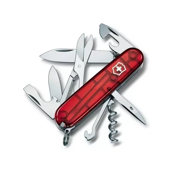Швейцарський ніж Victorinox Climber складаний для туристів і кемпінгу компактний багатофункціональний