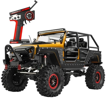 Машинка на радіокеруванні WLtoys 104026 Jeep Rubicon 1:10 4WD RTR жовтий