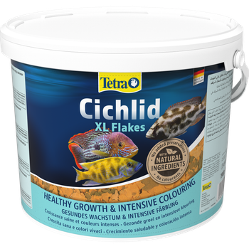 Корм Tetra Cichlid XL Flakes для рыбок больших целид хлопья 10 л/ 1,9 кг