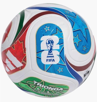 М'яч футбольний Adidas Trionda World Cup 2026 Fifa League Різнокольоровий 4 (JD8045 4)