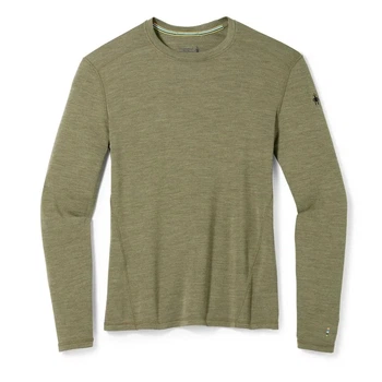 Кофта чоловіча Smartwool Men's Merino 250 Baselayer Crew Boxed, Winter Moss Heather, XL