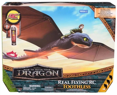 Іграшковий радіокерований літаючий дракон Spin Master Dragons Movie Real Flying Toothless 1289606 (6072292)