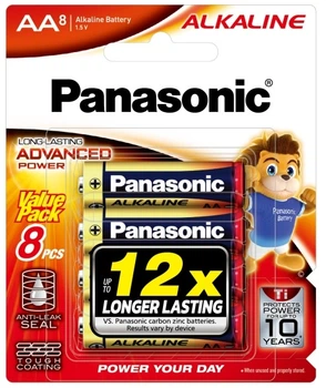 Батарейка Panasonic Alkaline Power щелочная AA 8 шт блистер (LR6T/8B)