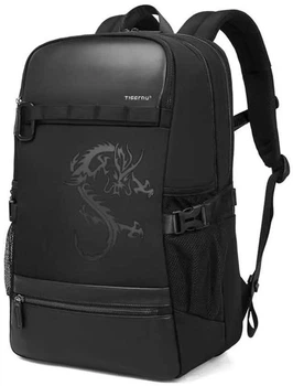 Міський рюкзак для ноутбука 15.6" Tigernu T-B9029 з поліестеру дволямковий з антивор-кишенею, чорний 60463