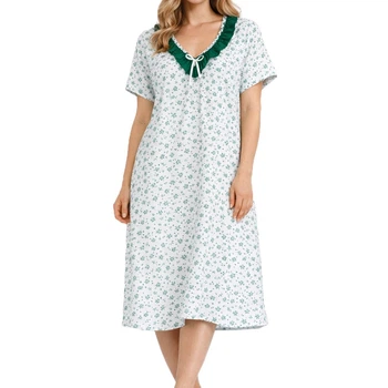 Ночная рубашка хлопок Andin 103-7 р.56(3XL) разноцветная
