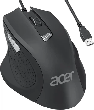 Проводная эргономичная мышь Acer с оптическим сенсором