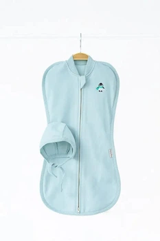 Європелюшка на блискавці з шапочкою Mag baby Cozy, Mint 0-3