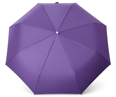 Зонтик женский складной Trust полный автомат Антиветер однотонный фиолетовый Purple