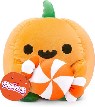 Мягкая игрушка ZURU Snackles Halloween Moon Jack-o-Lantern со леденец, 20 см