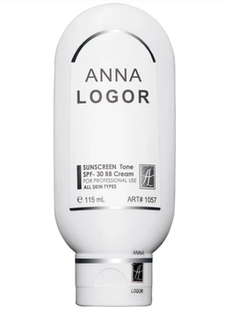 Тональний сонцезахисний крем SPF-30 UVA,UVB Anna Logor (Art.1057), 115 мл
