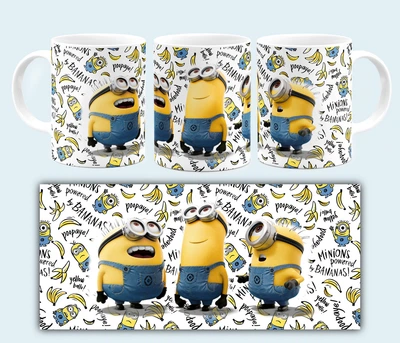 Чашка Minions «Миньоны» с героями мультфильма 330 мл Белая