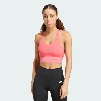 Женское бра Adi365 Running CLIMACOOL adidas KS5871 (M (C-D)) розовый (4069993491406)