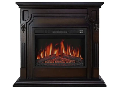 Каминокомплект универсальный ArtiFlame Toronto AF23S махагон коричневый антик со звуком и обогревом