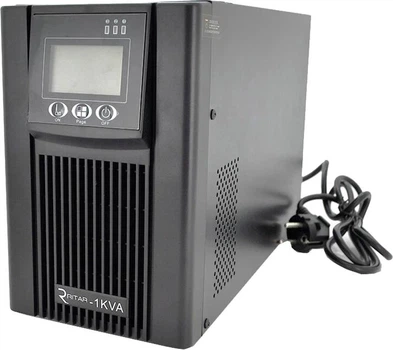 ДЖБ з правильною синусоїдою Ritar PT-1KL-LCD, 1000VA (900Вт), 36В, Струм макс. 5A, під зовнішній АКБ 3шт (355*145*226)