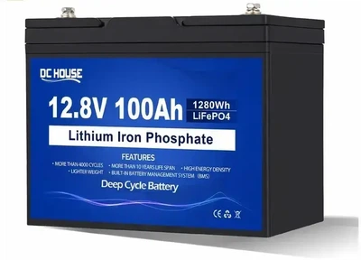 Аккумуляторная батарея DC-HOUSE 12V 100Ah (ECO-LFP12100-100AH) Lithium Battery 4000+ (литий-железо-фосфатная)