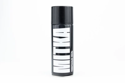 Краска чёрная эмаль (металлик), аэрозоль 400ml