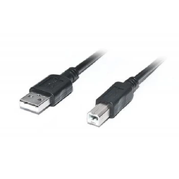 Кабель для принтера USB 2.0 AM/BM 2.0m Pro black REAL-EL